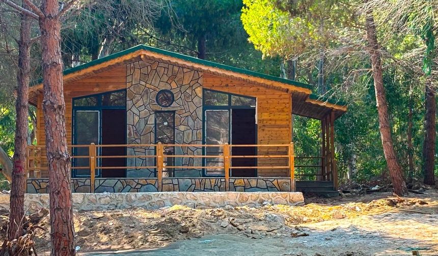 Kumluk Tabiat Parkı'nda Geri Sayım Başladı! Bungalovlar Açılıyor