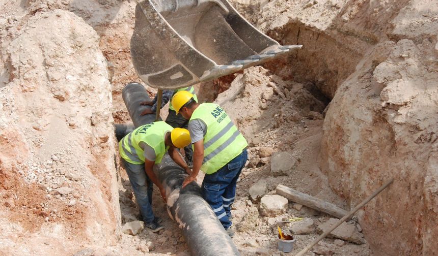 ASKİ, Sarıçam Akkuyu'da 26 Kilometrelik Su Hattını Tamamladı