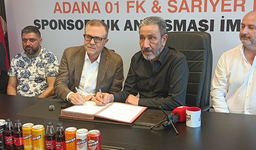 Sarıyer Kola’dan Adana 01 FK'dan Güçlü Sponsorluk Desteği