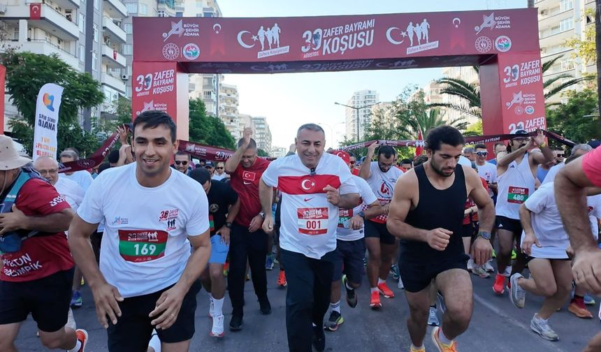 Adana’da 30 Ağustos Zafer Koşusu’na Büyük İlgi