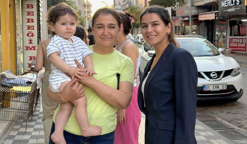 Başkan Vekili Av. Sevil Aydar Yıldız, Çarşı Esnafı ve Vatandaşlarla Buluştu