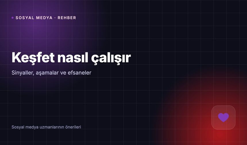 Instagram Keşfet nasıl çalışır: bir gönderi oraya hangi sinyallerle düşer