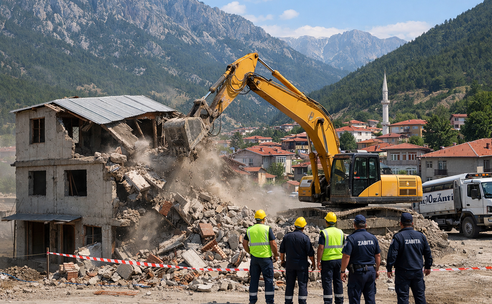 Kozan'da 289 Kaçak ve Mevzuata Aykırı Bina İçin Yıkım Süreci Başlıyor