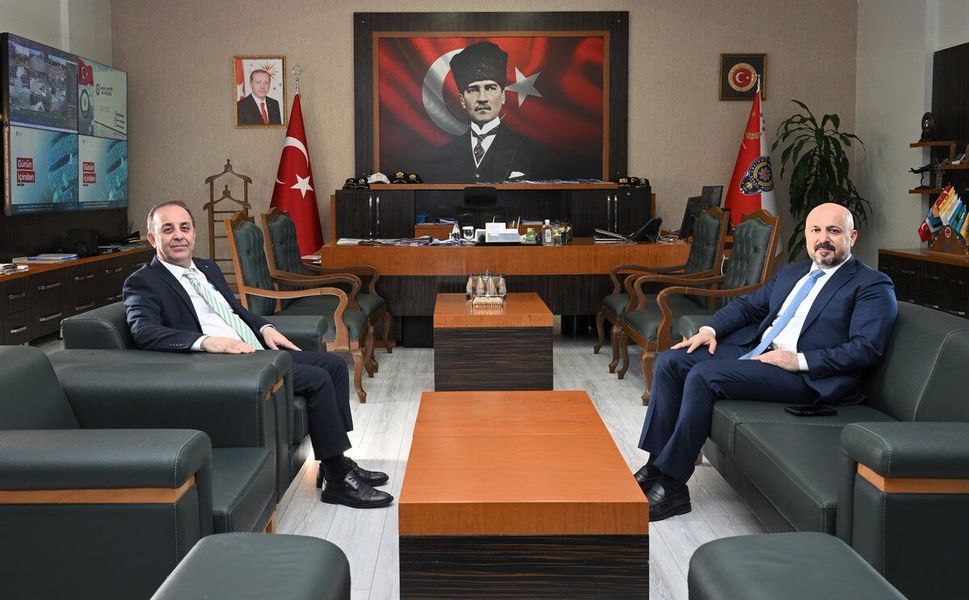 Dr. Halil Nacar'dan Emniyet Müdürü Arıkan'a Ziyaret