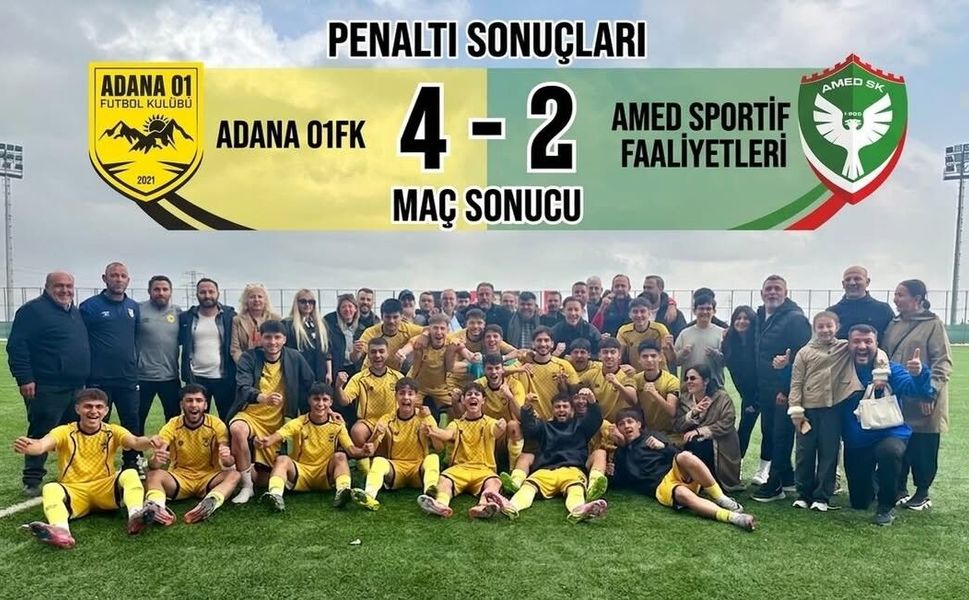 Adana 01 FK, U-19 Takımı Son 16’da