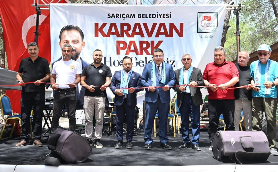 Bölgenin İlk 'Karavan Parkı' Sarıçam'da Doğa Tutkunlarına Kapılarını Açtı
