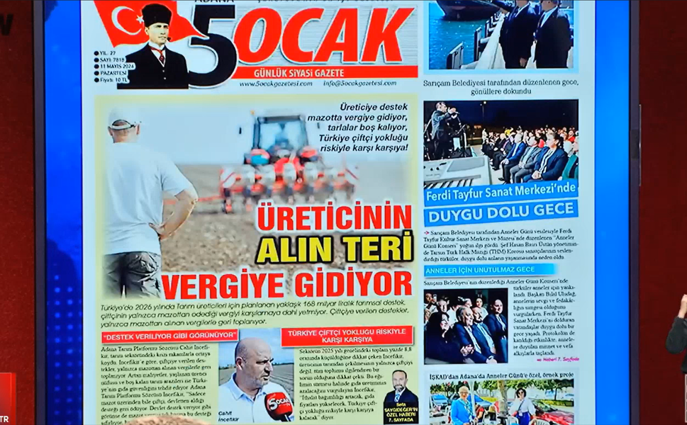 NOW TV'nin Ortak Gündemi: 5 Ocak Gazetesi Manşeti Oldu