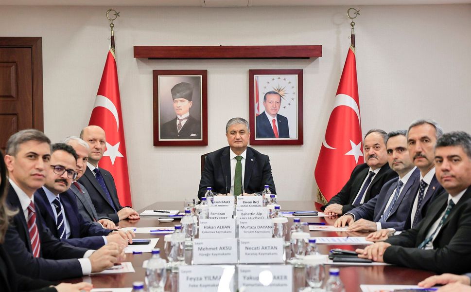 Adana’da Kamu Hizmetleri ve Asayiş Masaya Yatırıldı