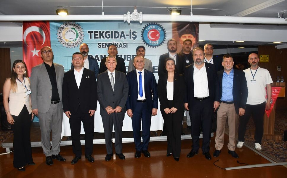 Tek Gıda-İş’te Başkan İbrahim Sani Gökmen Güven Tazeledi