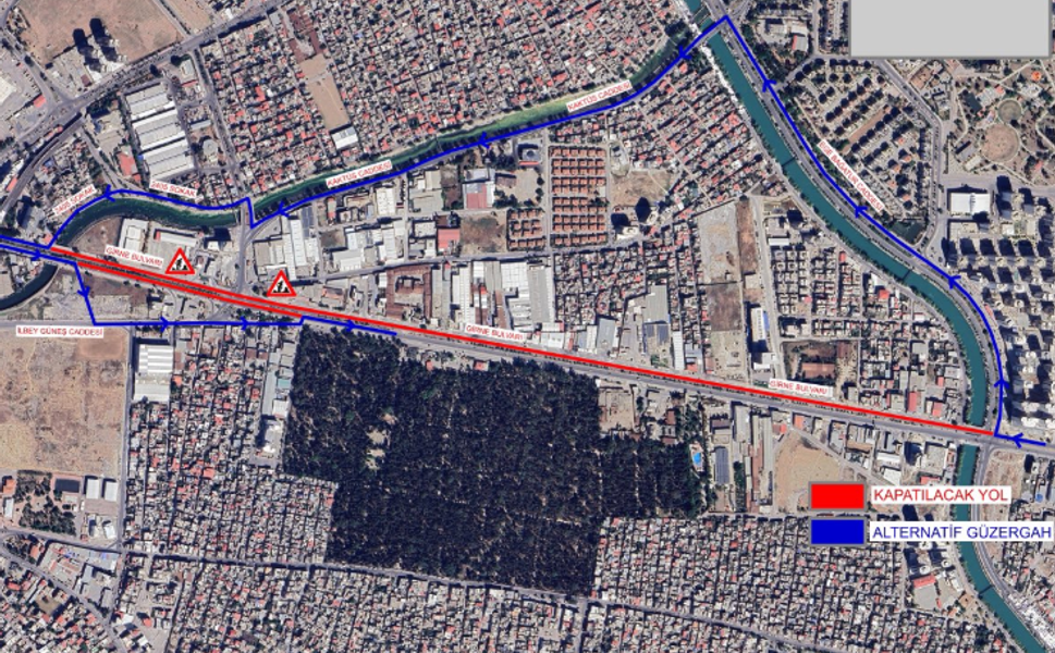 Adana'da O Yol Trafiğe Kapanıyor! Büyükşehir Belediyesi'nden Sürücülere Uyarı