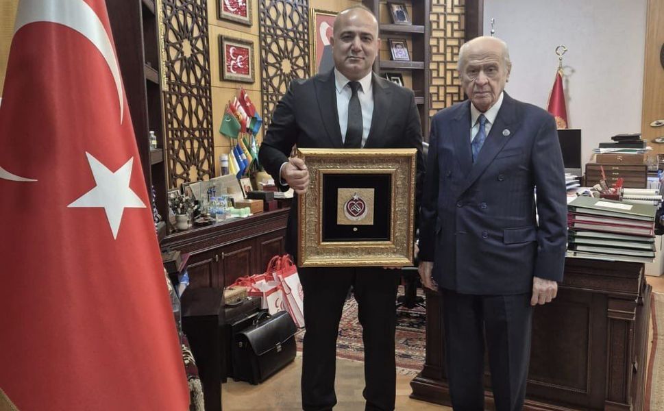 MHP Adana İl Başkanı Hakan Yıldırım'dan Bahçeli'ye Ziyaret! İlk Mesajı Dikkat Çekti
