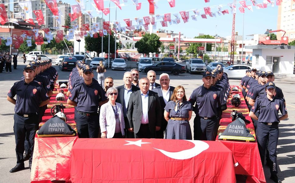 Adana Büyükşehir Belediyesi'nde 50 Yeni İtfaiye Eri Göreve Başladı