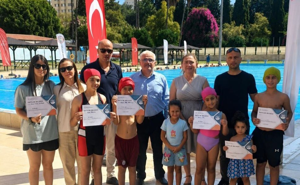 "Yüzme Bilmeyen Kalmasın" Projesinde Sertifika Heyecanı