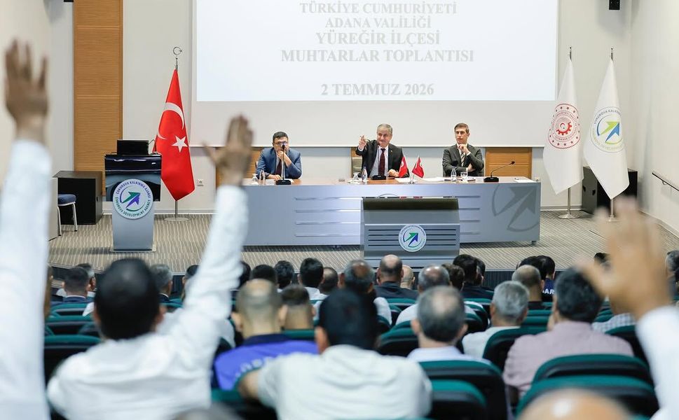 Yüreğir'in 107 Mahallesi Masaya Yatırıldı! Vali Yavuz Muhtarlarla Bir Araya Geldi