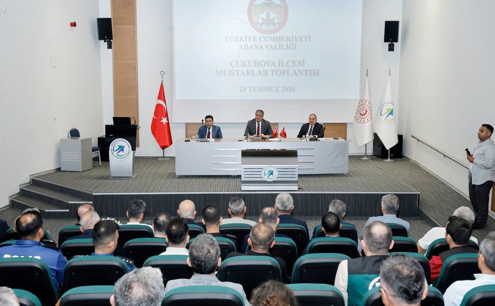 Vali Yavuz, Çukurova'nın Muhtarlarıyla Buluştu
