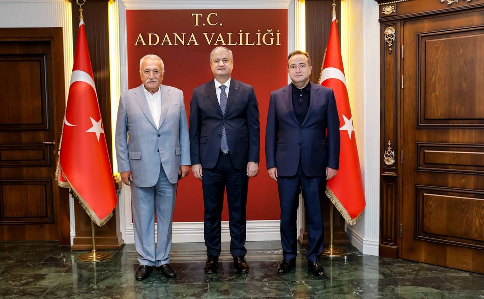 Mehmet Ağar ve Zülfü Tolga Ağar Vali Yavuz'u Ziyaret Etti