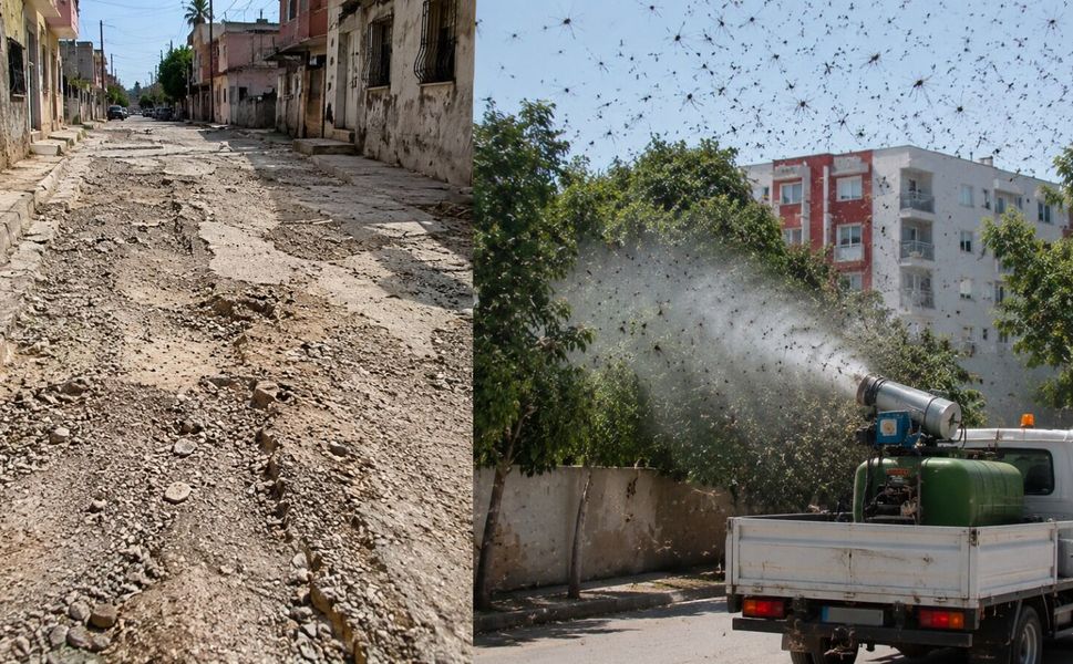 Adana'da Mahallelinin Çilesi Bitmiyor! Bozuk Yol ve Sinek Sorunu Tepki Çekti