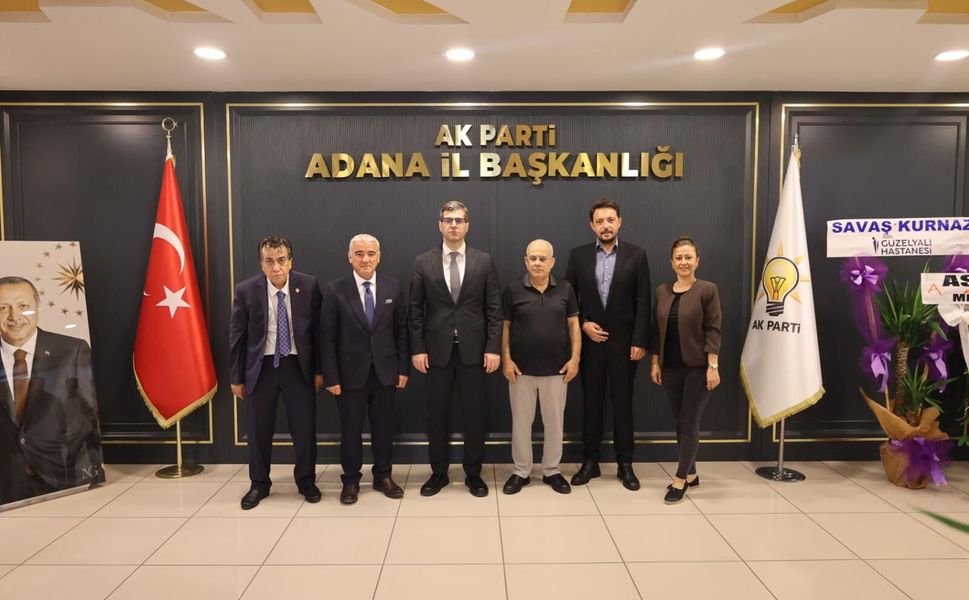 ÇGC Yönetiminden AK Parti Adana İl Başkanı Özkan'a Tebrik Ziyareti