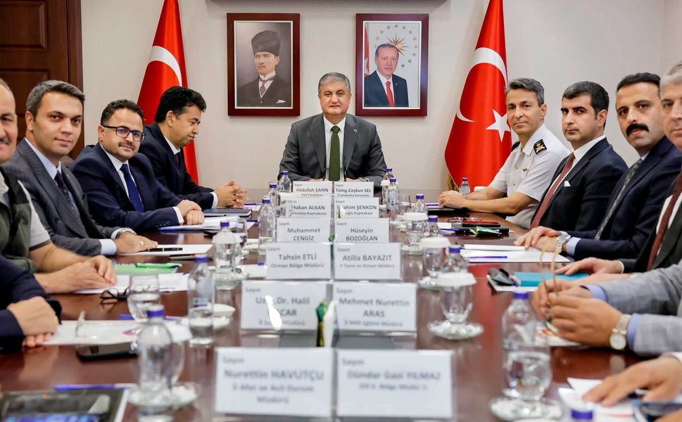 Adana'da Orman Yangınlarına Karşı Teyakkuz Toplantısı Yapıldı
