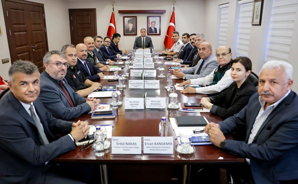 Adana'da Orman Yangınlarına Karşı Koordinasyon Toplantısı