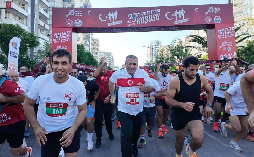 Adana’da 30 Ağustos Zafer Koşusu’na Büyük İlgi
