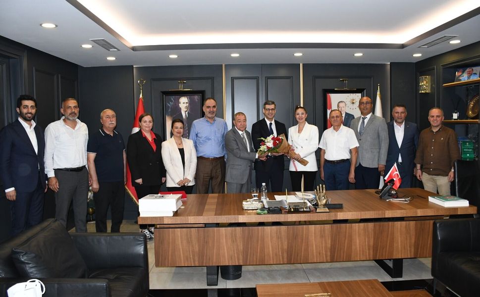 Türk-İş Heyetinden Başkan Özkan’a Ziyaret