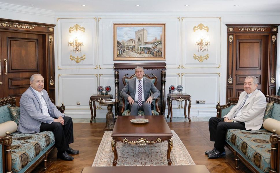 Edip Gülnar ve Turhan Demirdal, Vali Yavuz’u Makamında Ziyaret Etti