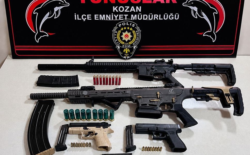 Kozan’da “Güven” Uygulaması: 6 Şüpheli Tutuklandı, Çok Sayıda Silah Ele Geçirildi