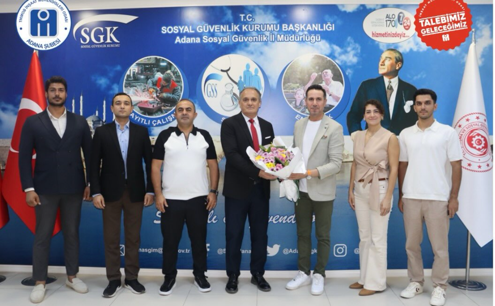 İMO Adana Başkanı Hıdır Çak, SGK’da Mühendislerin Taleplerini Gündeme Taşıdı