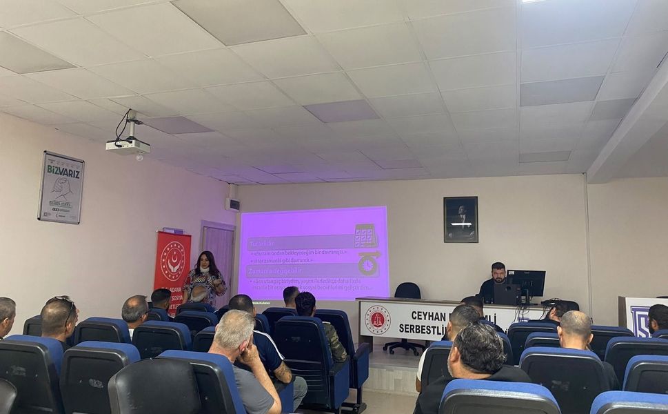 Adana’da Denetimli Serbestlik Yükümlülerine Eğitim Verildi