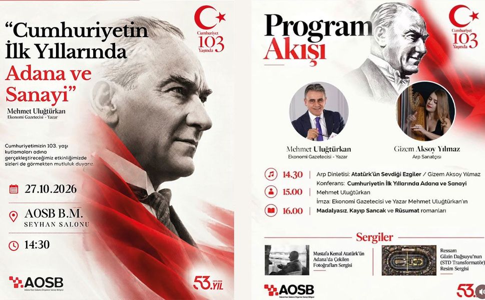 AOSB’den Cumhuriyet’in 103. Yılına Özel Görkemli Program!