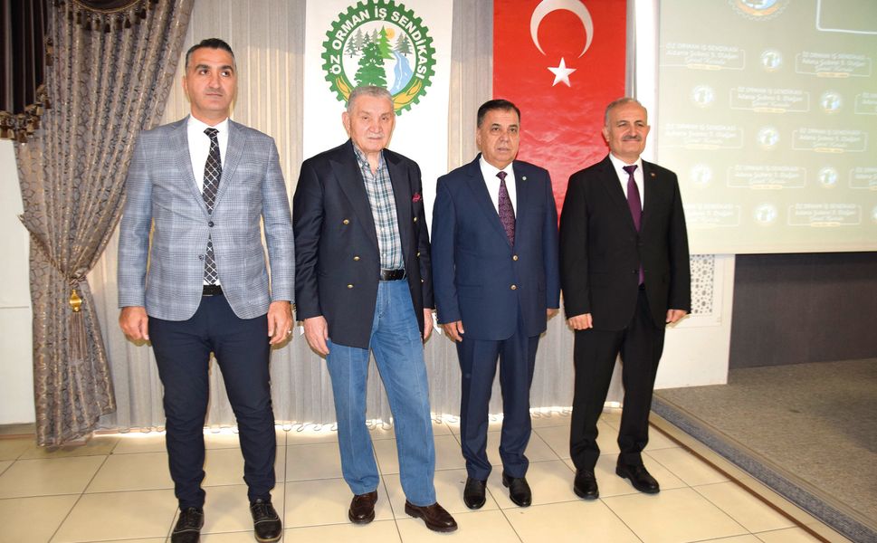Öz Orman-İş Sendikası Adana Şubesi 5. Olağan Genel Kurulu’nda Şahin Cerit Güven Tazeledi