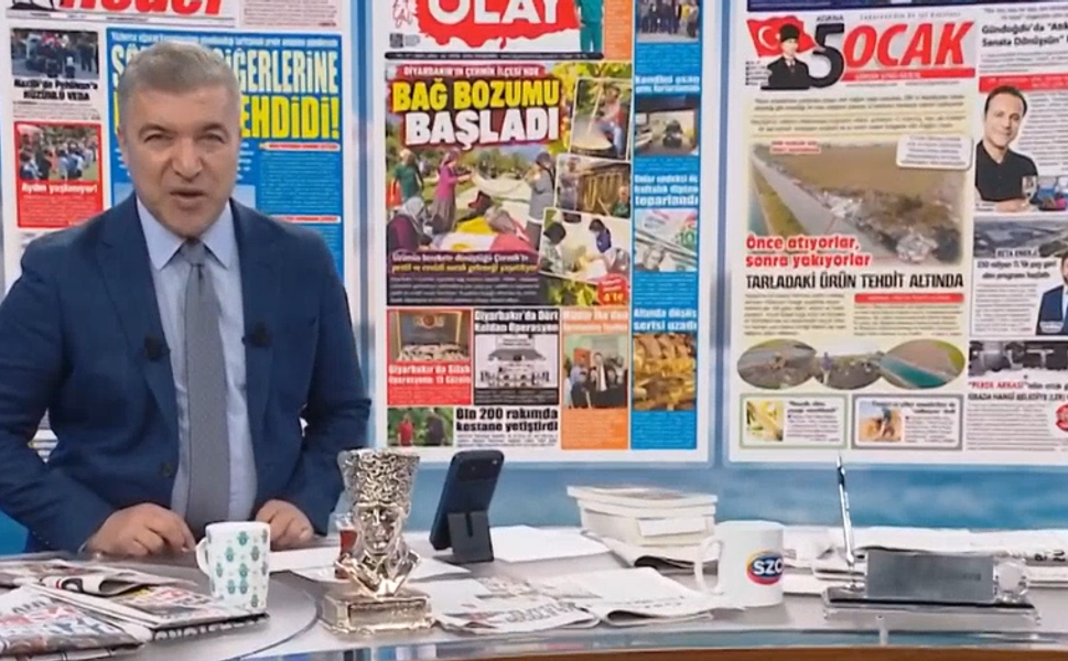 5 Ocak Gazetesi’nin Hasan Surözü Sürmanşeti Sözcü TV’de Yankı Uyandırdı