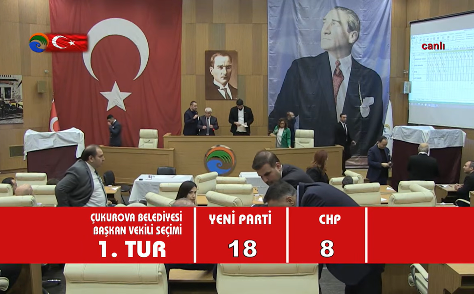 Çukurova Belediyesi'nde İlk Tur Tamamlandı