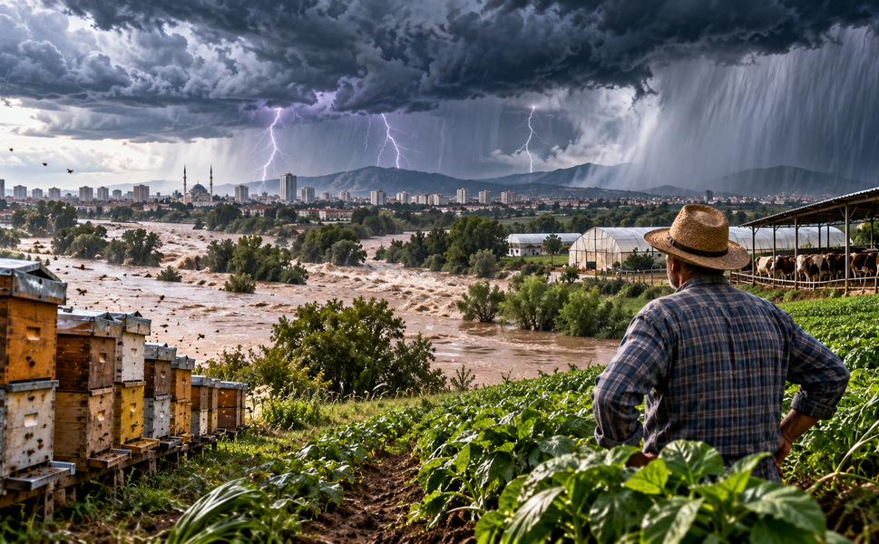 Meteoroloji Uyardı, İl Tarım Düğmeye Bastı! Adana Genelinde Sağanak Riski Alarmı