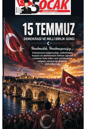 15 Temmuz 2026 Çarşamba